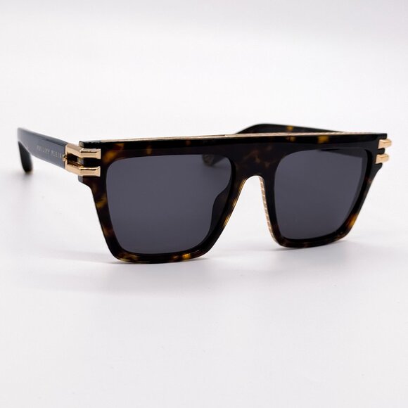 NEW PHILIPP PLEIN ICON SPP108M 0722 HAVANA UNISEX SUNGLASSES  PHILIPP PLEIN main image 8